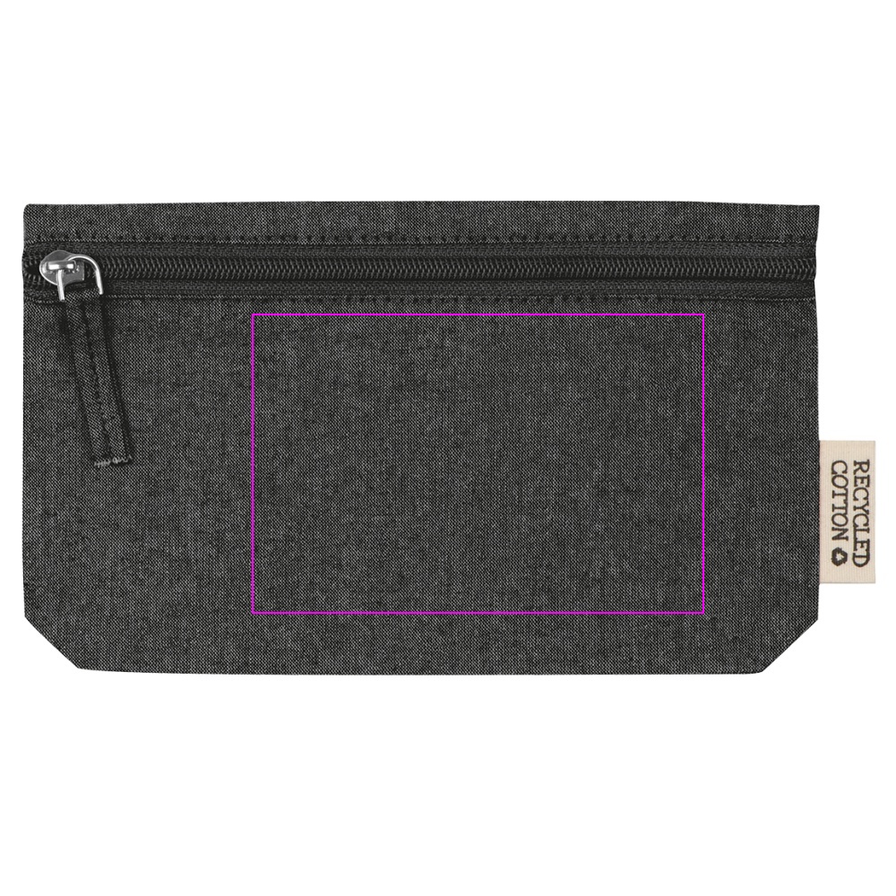 Cosmetic bag made of recycled cotton 180g/m2 HARRY