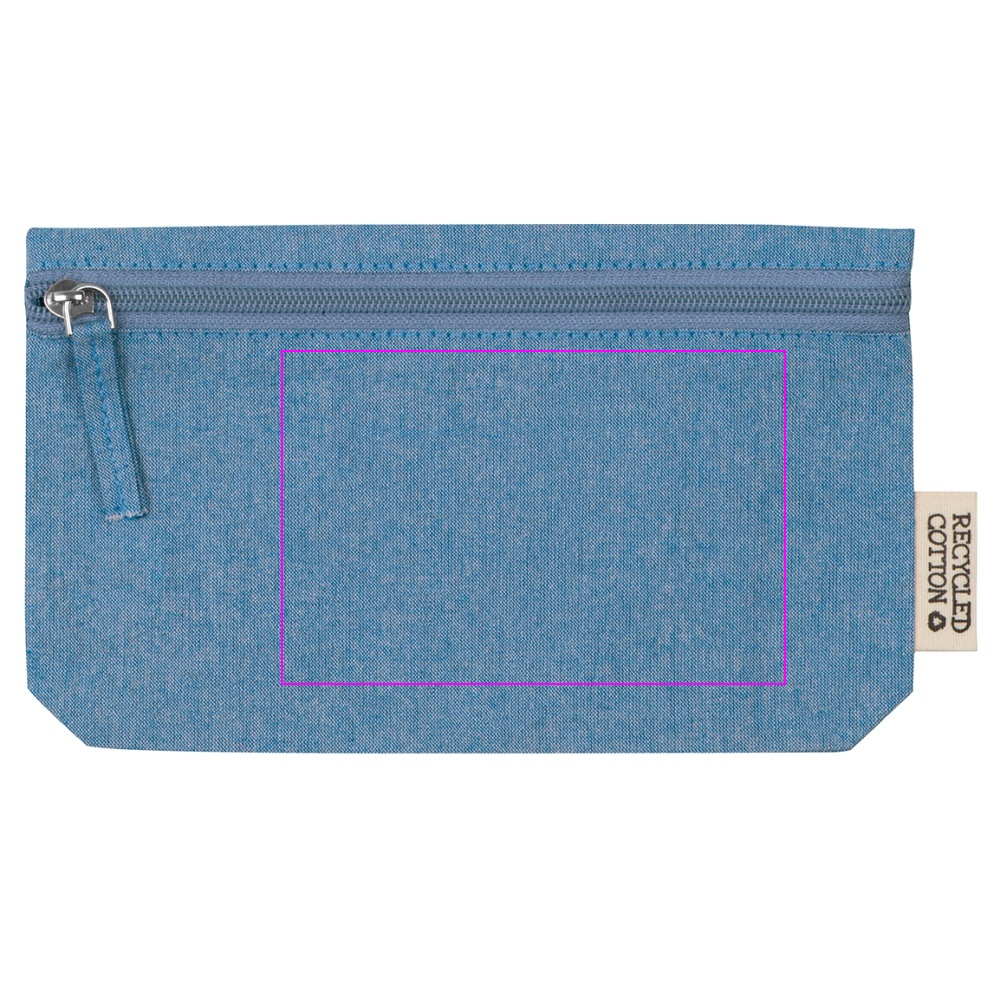 Cosmetic bag made of recycled cotton 180g/m2 HARRY