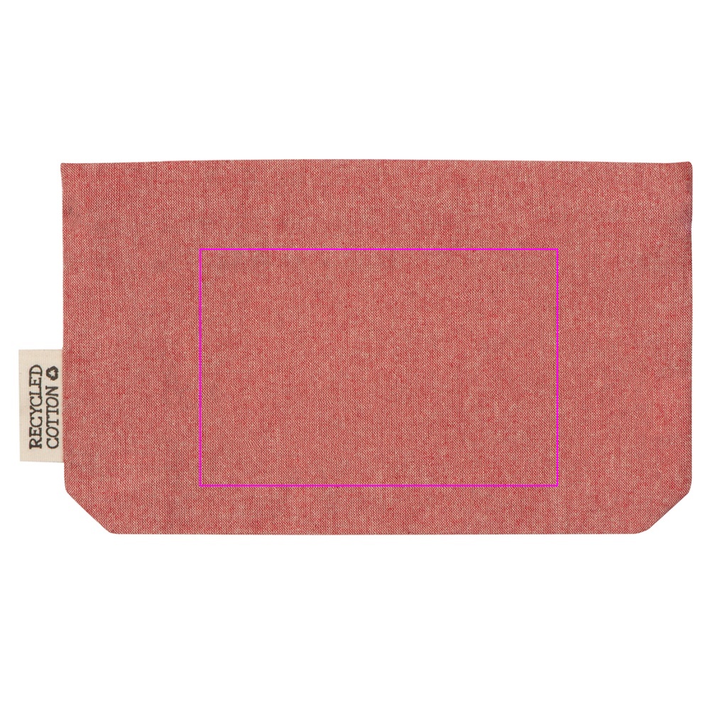 Cosmetic bag made of recycled cotton 180g/m2 HARRY