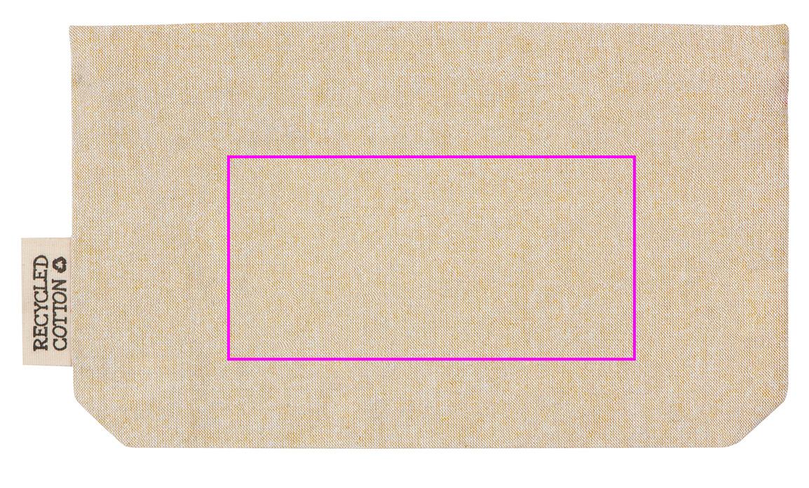 Cosmetic bag made of recycled cotton 180g/m2 HARRY