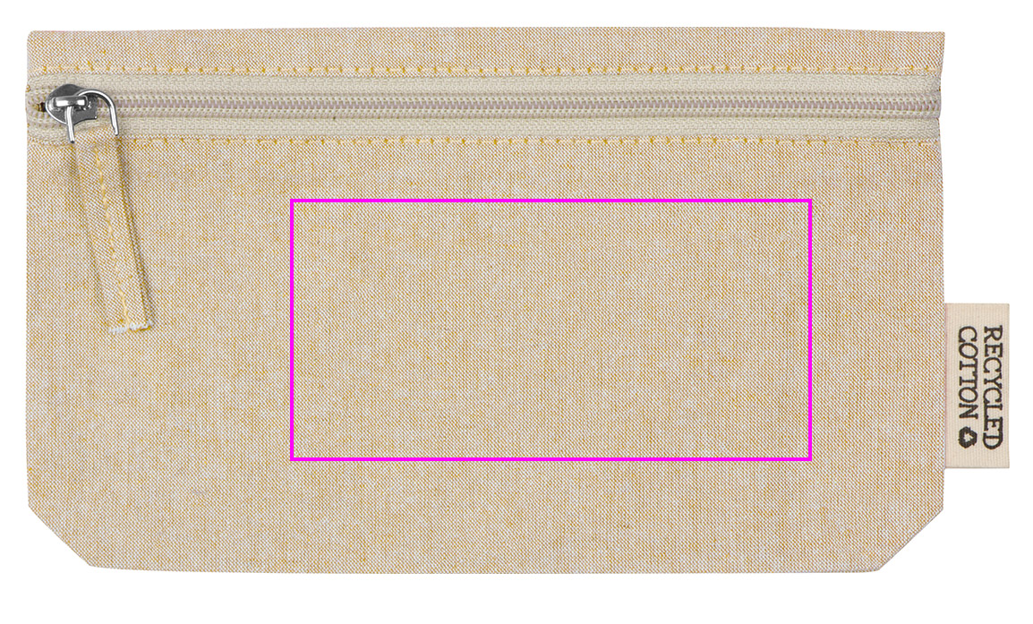 Cosmetic bag made of recycled cotton 180g/m2 HARRY