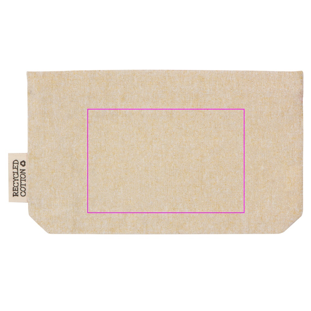 Cosmetic bag made of recycled cotton 180g/m2 HARRY
