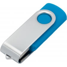 Twister USB flash drive made of metal and plastic