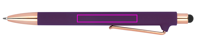 Plastic pen soft touch LENA