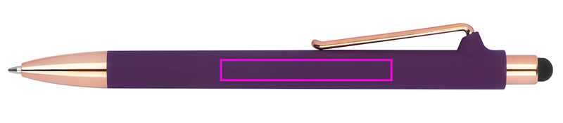 Plastic pen soft touch LENA