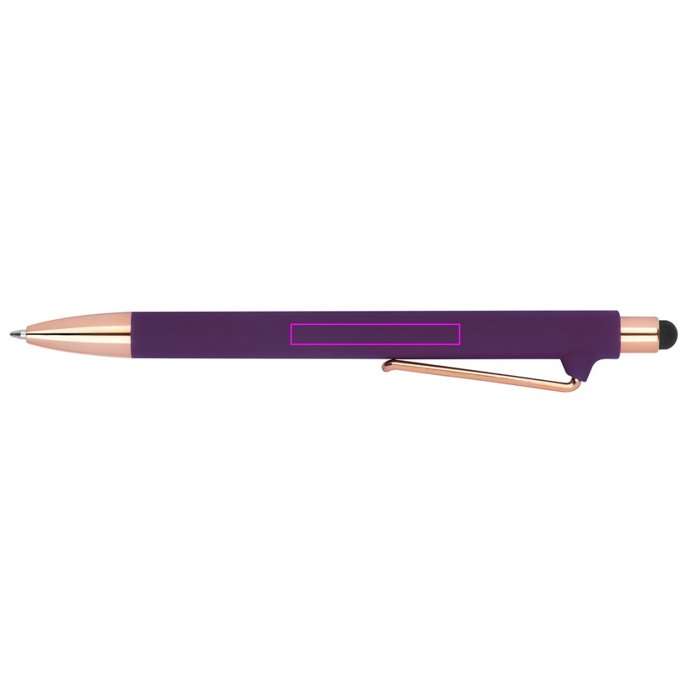 Plastic pen soft touch LENA