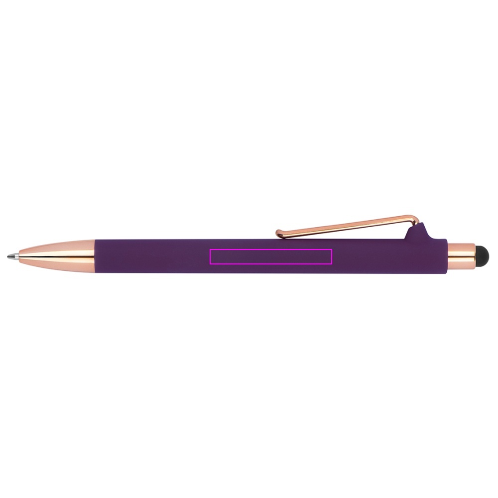 Plastic pen soft touch LENA