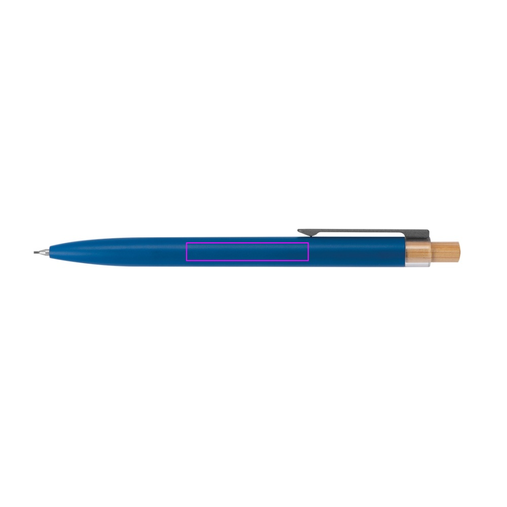 Writing set semi-gel pen and mechanical pencil made of recycled aluminum SIEGFRIED
