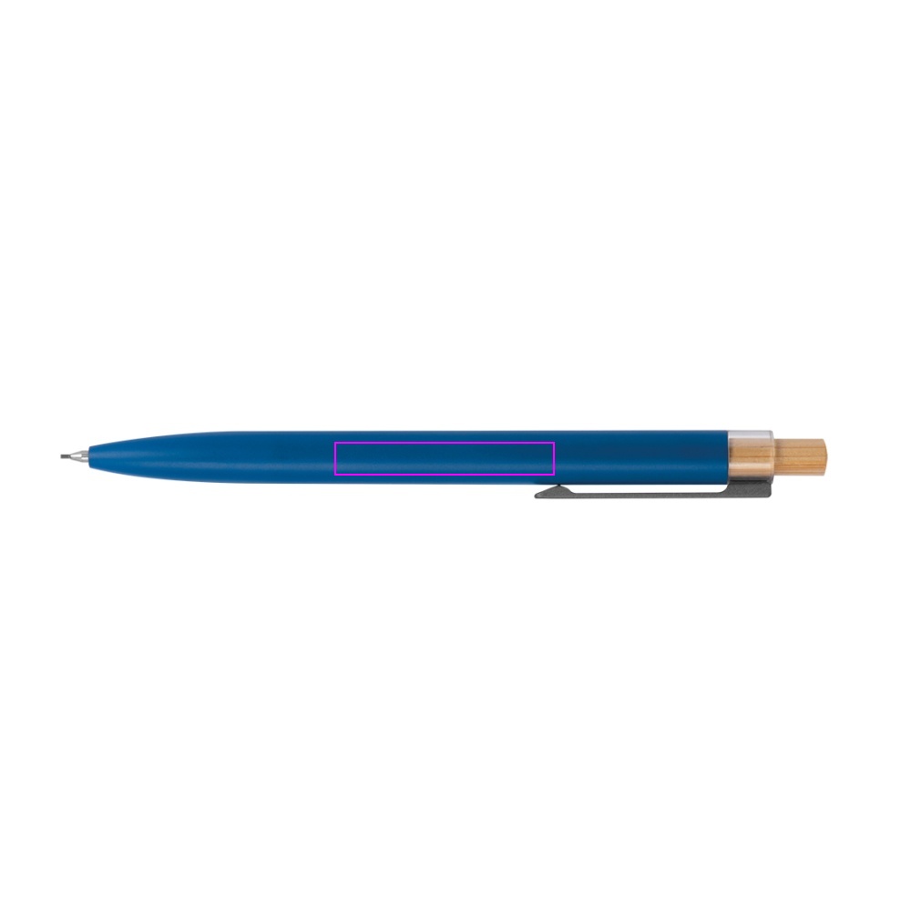 Writing set semi-gel pen and mechanical pencil made of recycled aluminum SIEGFRIED