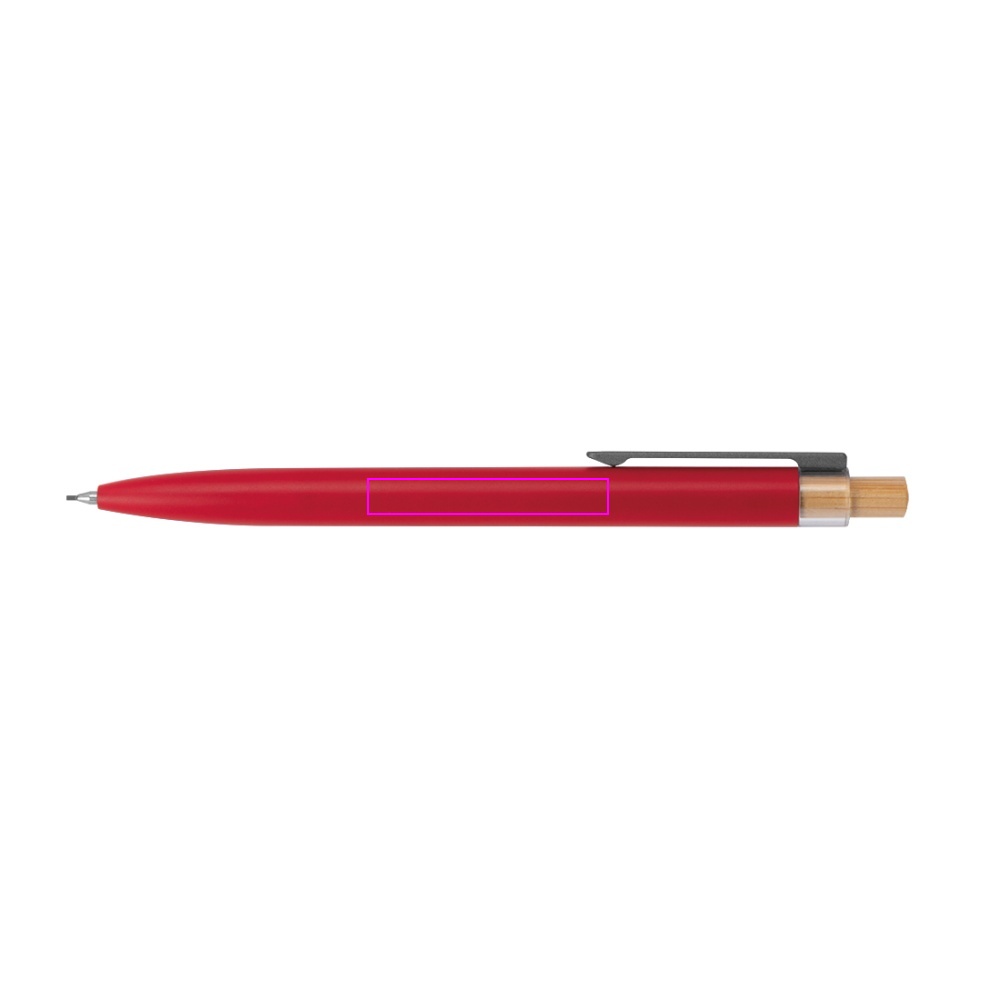 Writing set semi-gel pen and mechanical pencil made of recycled aluminum SIEGFRIED