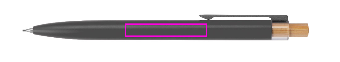 Writing set semi-gel pen and mechanical pencil made of recycled aluminum SIEGFRIED