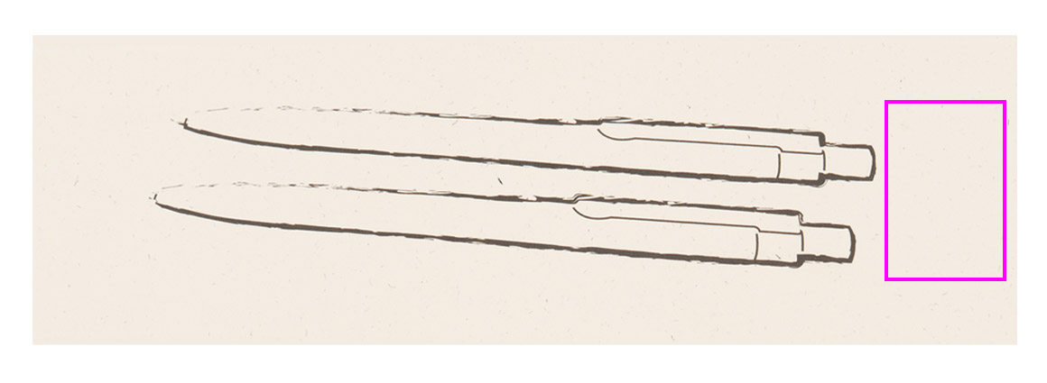 Writing set semi-gel pen and mechanical pencil made of recycled aluminum SIEGFRIED