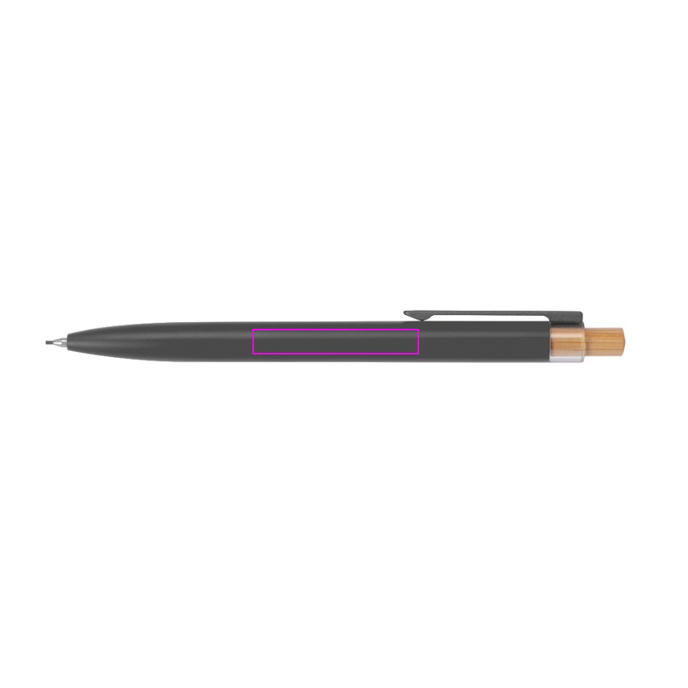 Writing set semi-gel pen and mechanical pencil made of recycled aluminum SIEGFRIED