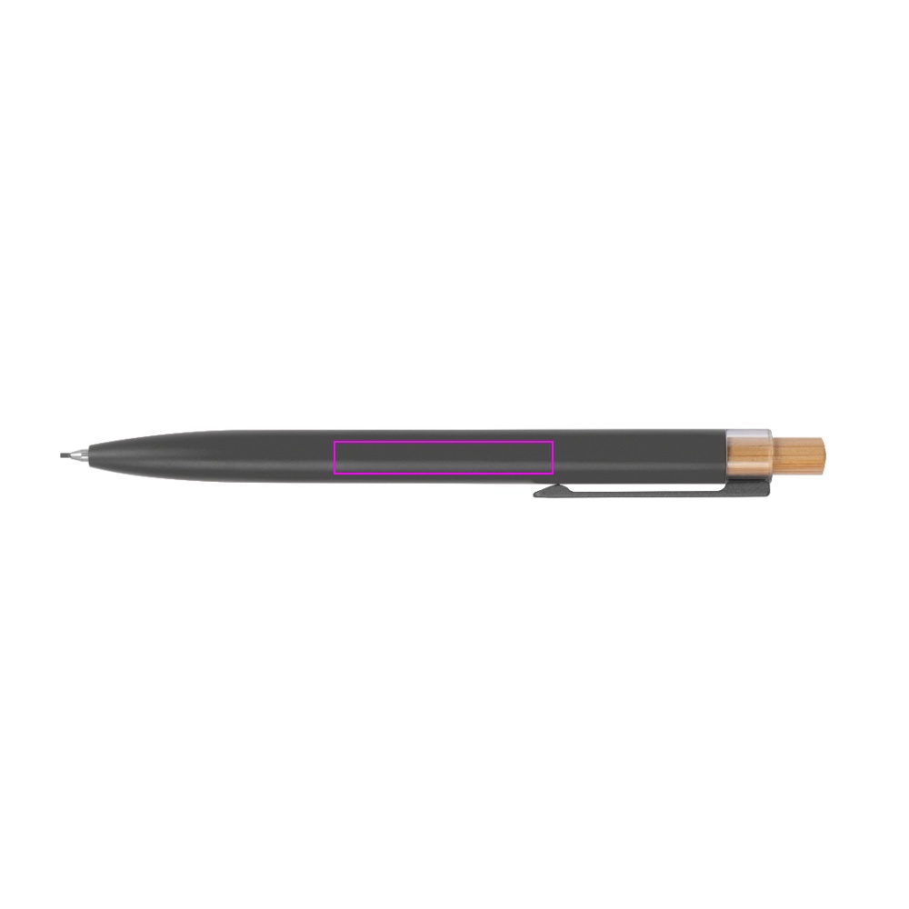 Writing set semi-gel pen and mechanical pencil made of recycled aluminum SIEGFRIED