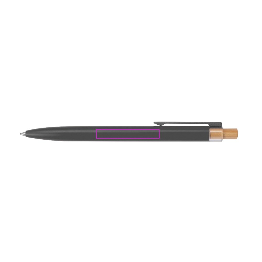 Writing set semi-gel pen and mechanical pencil made of recycled aluminum SIEGFRIED