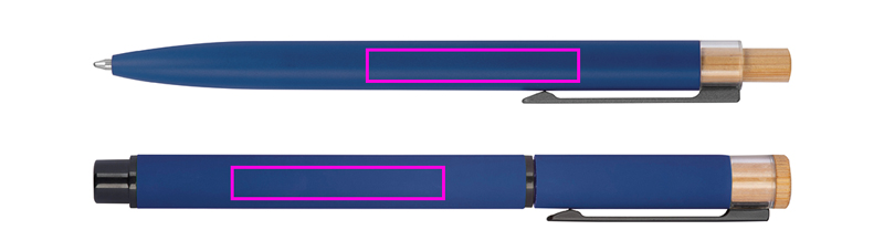 Writing set pen and rollerball pen made of recycled aluminum RAFFAELE