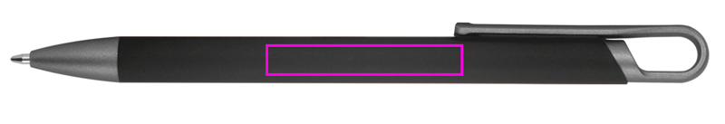 Semi-gel pen made of recycled aluminum KAROLINE