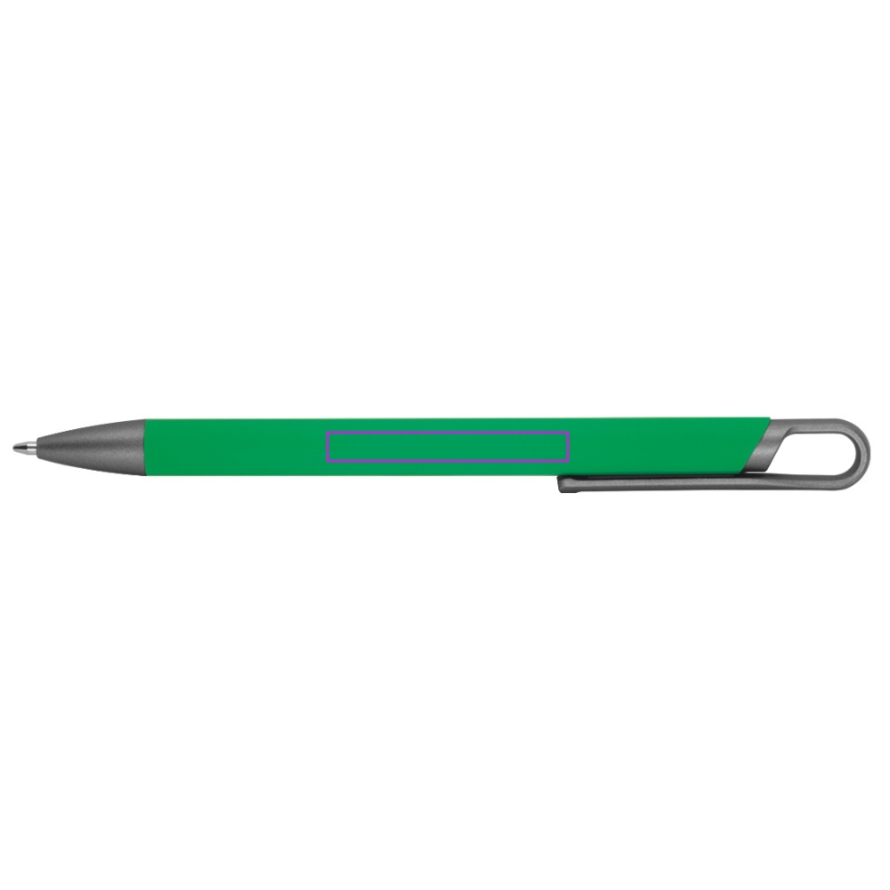 Semi-gel pen made of recycled aluminum KAROLINE