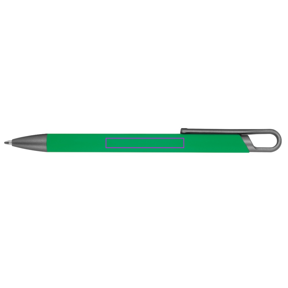 Semi-gel pen made of recycled aluminum KAROLINE