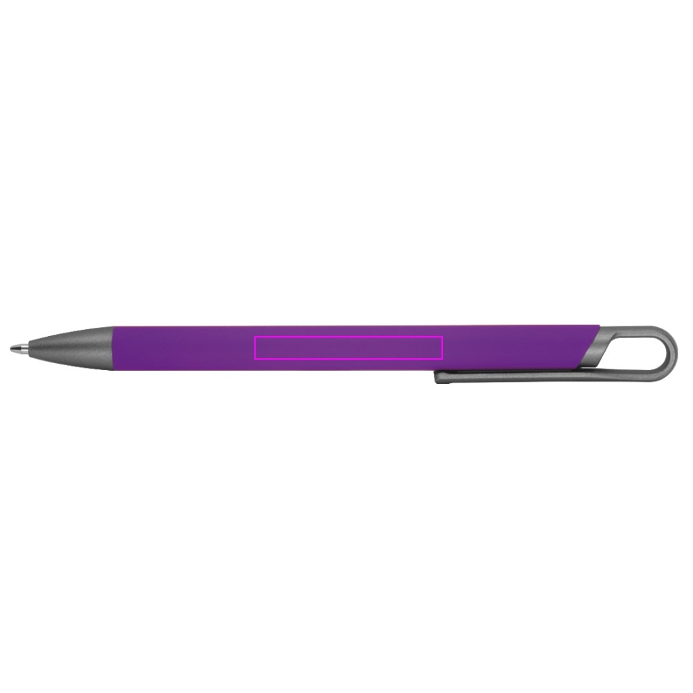 Semi-gel pen made of recycled aluminum KAROLINE