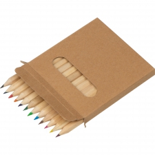 12 coloured pencils