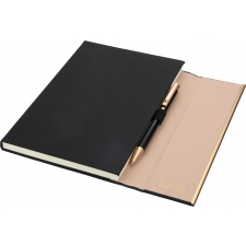 Set of leather notebook and pen CrisMa