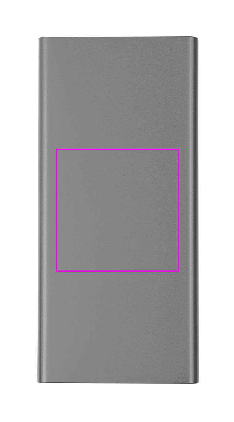 10000 mAh Power Bank made of Recycled Aluminum GIORGIA
