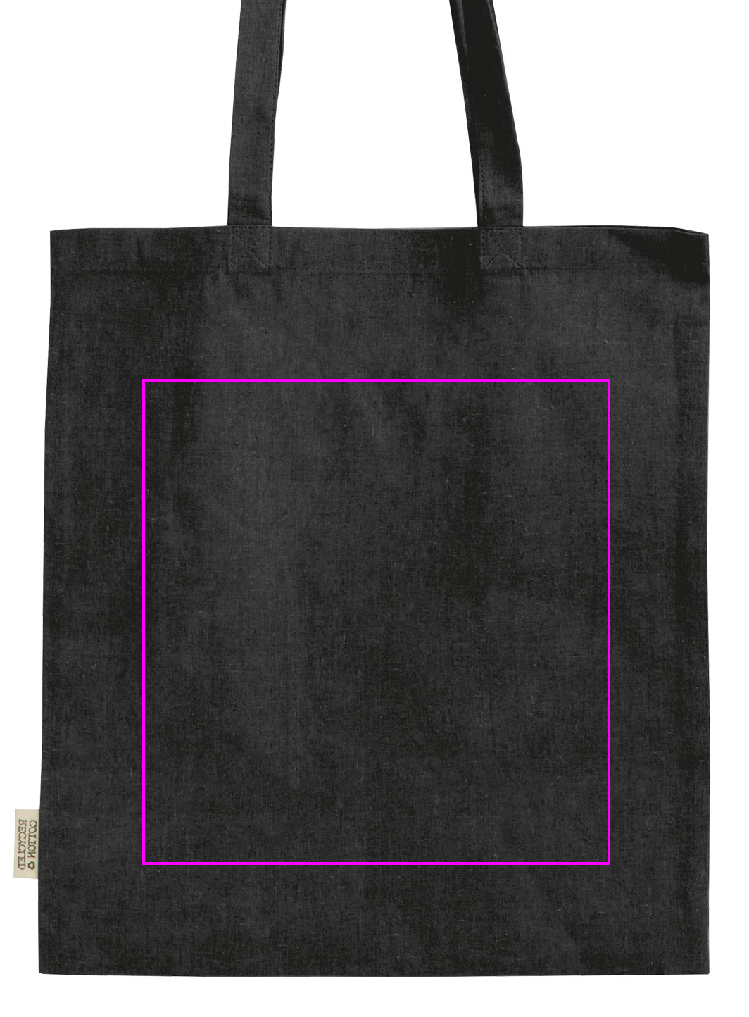 Cotton bag with long handles 180g/m2 made of recycled materials GLEN