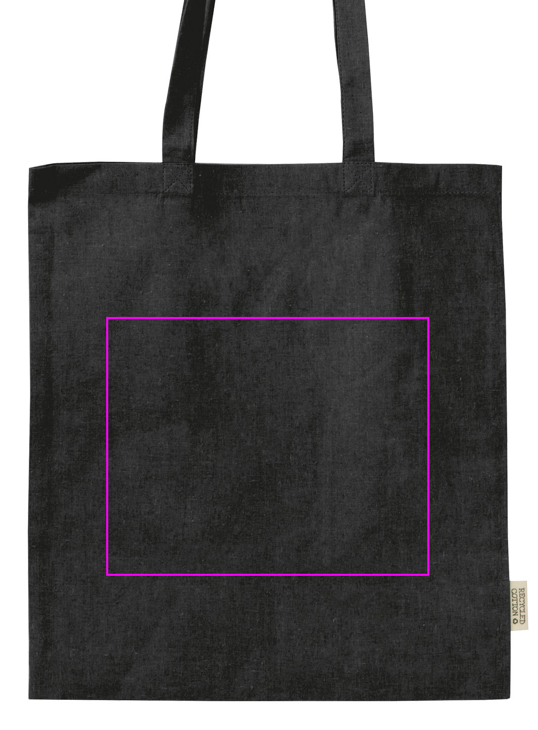 Cotton bag with long handles 180g/m2 made of recycled materials GLEN