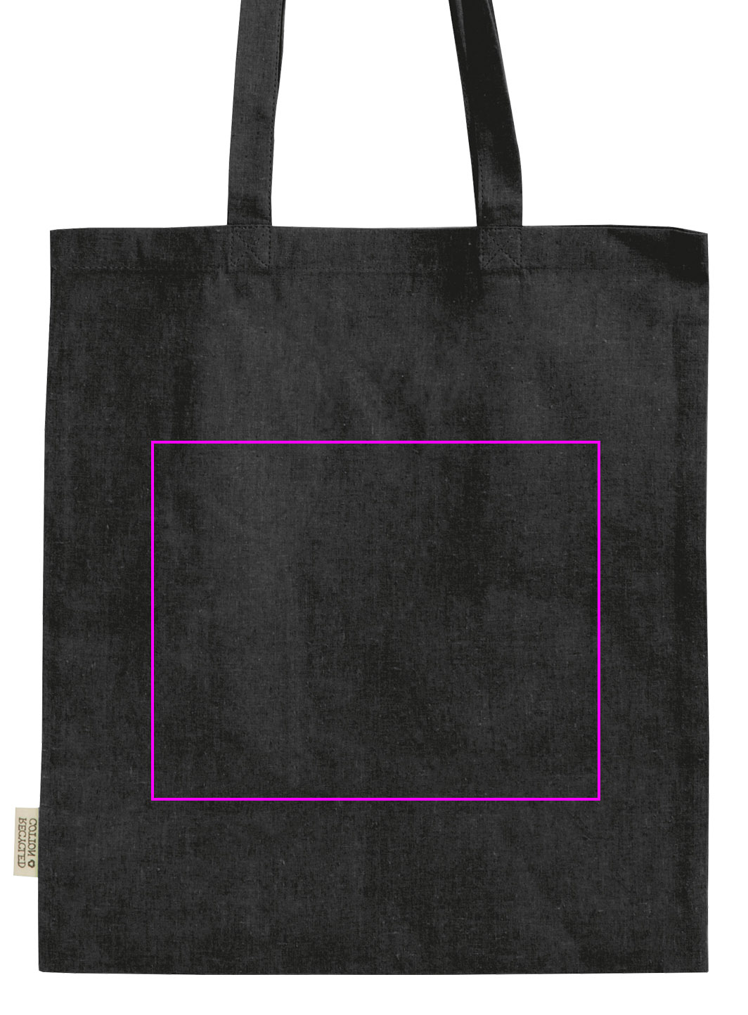 Cotton bag with long handles 180g/m2 made of recycled materials GLEN