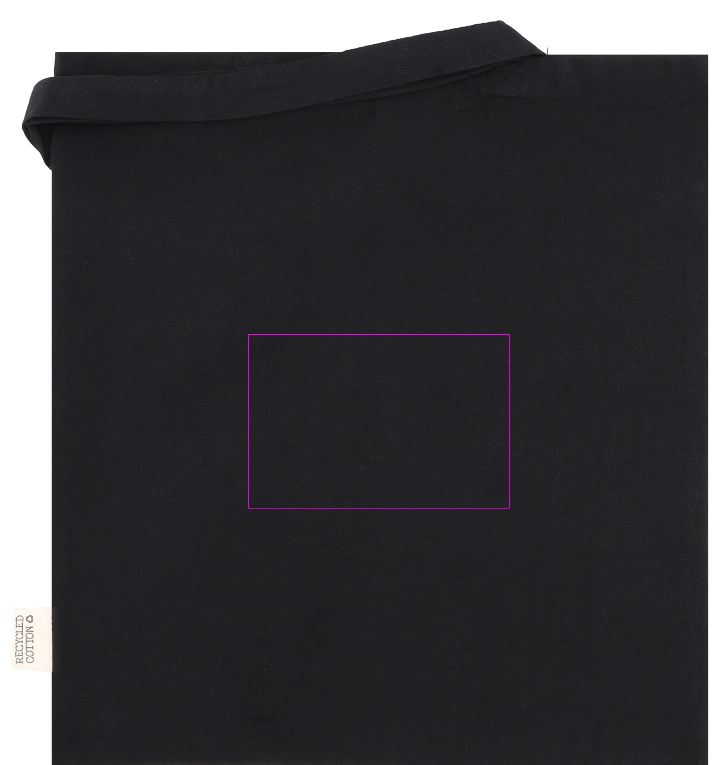 Cotton bag with long handles 180g/m2 made of recycled materials GLEN