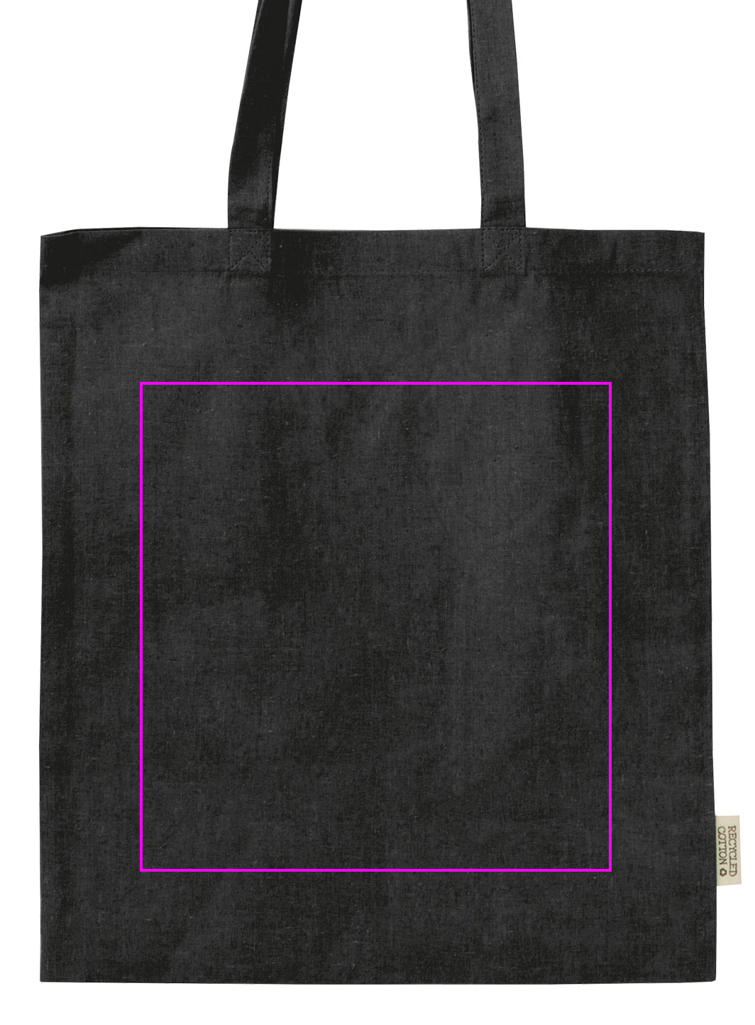 Cotton bag with long handles 180g/m2 made of recycled materials GLEN