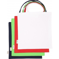 Cotton bag with long handles 180g/m2 made of recycled materials GLEN