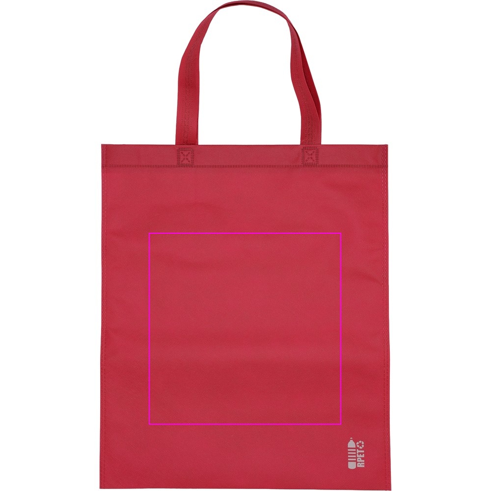 Non woven bag with short handles 80 g/m2 PELAGIA