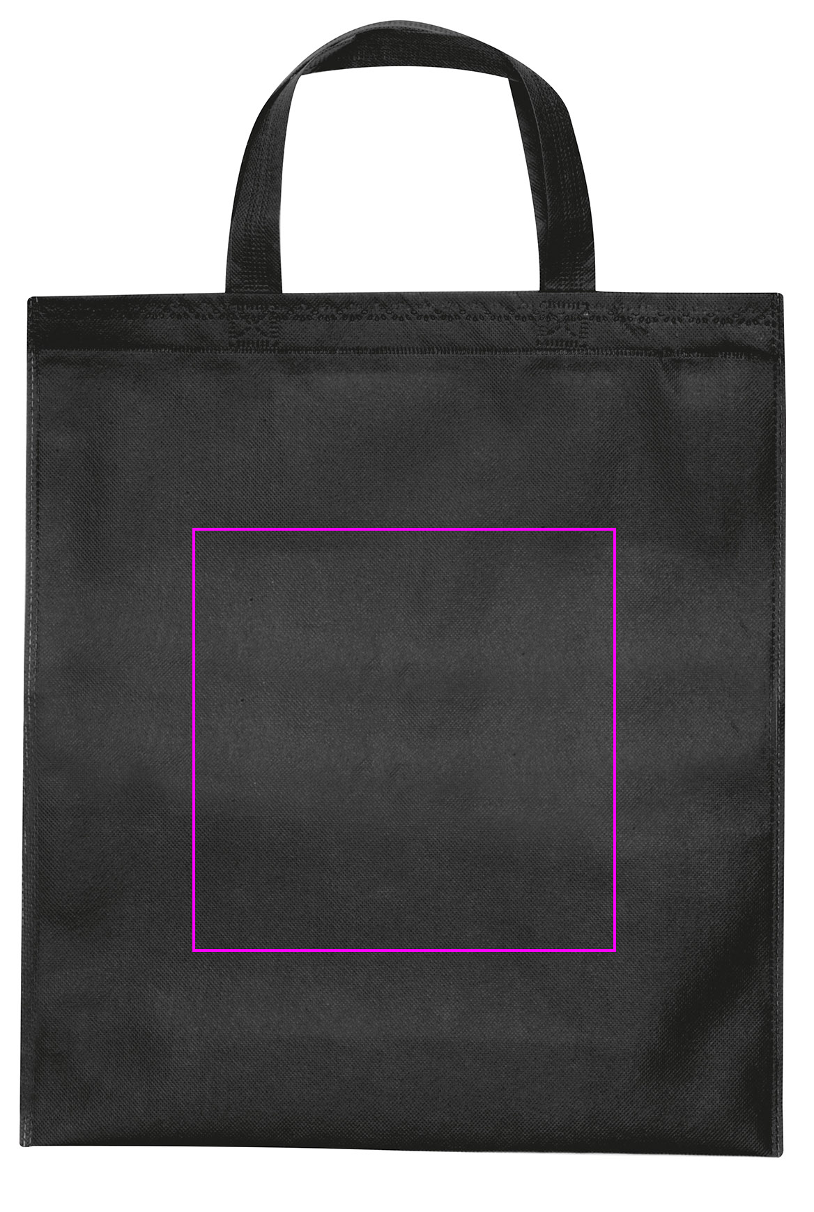 Non woven bag with short handles 80 g/m2 PELAGIA