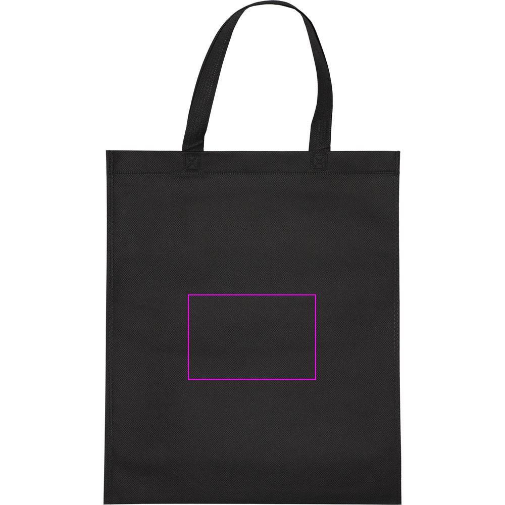 Non woven bag with short handles 80 g/m2 PELAGIA