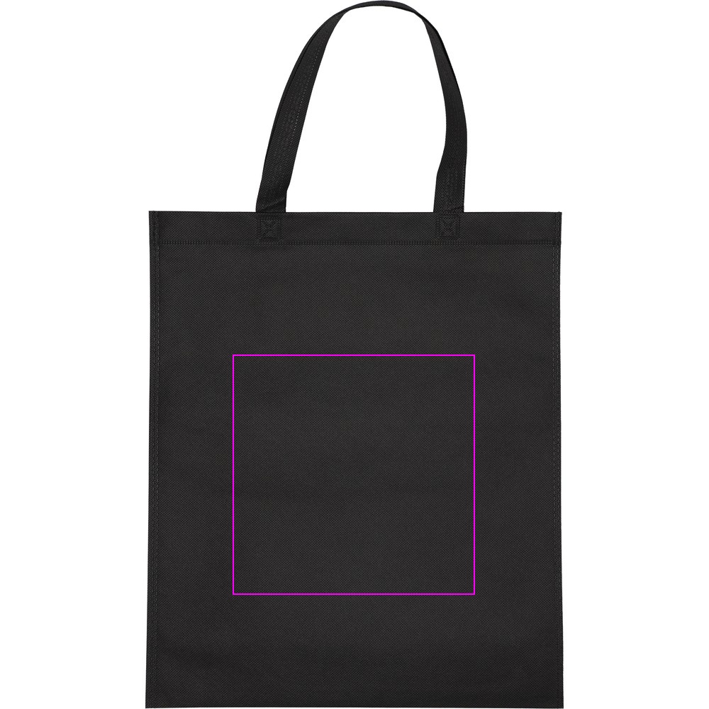 Non woven bag with short handles 80 g/m2 PELAGIA