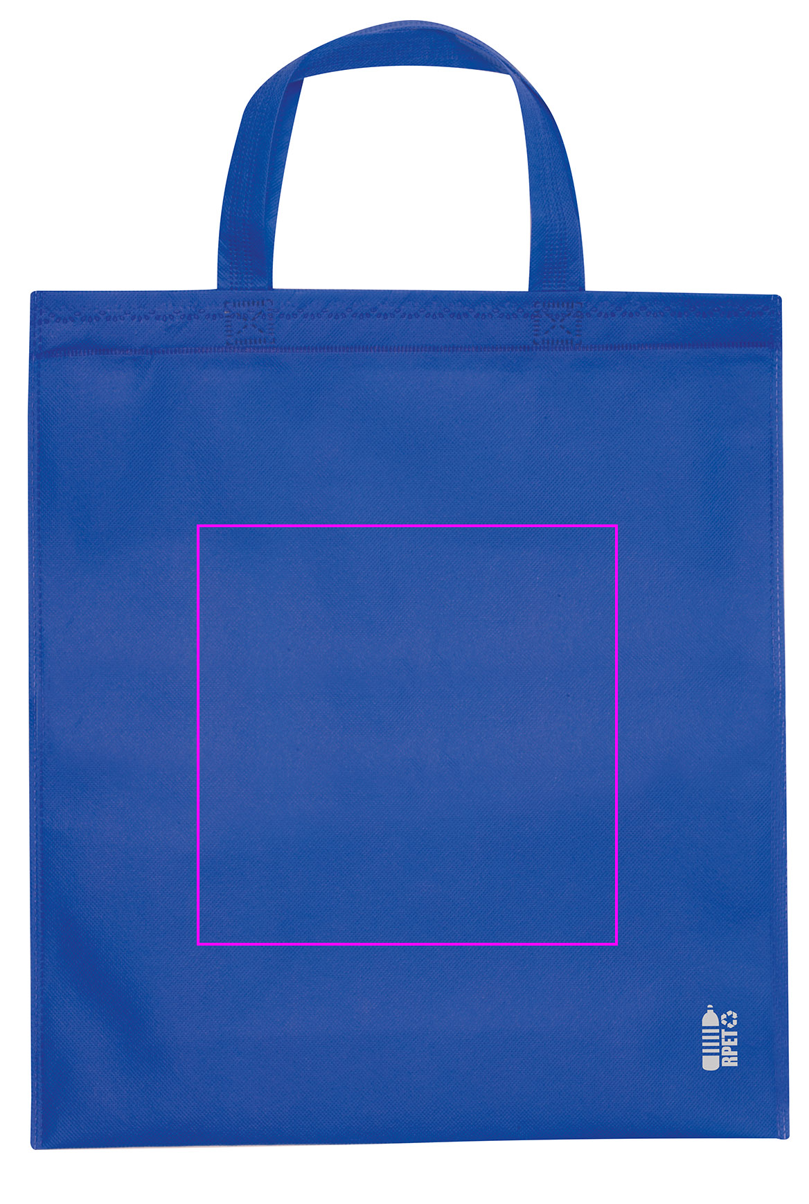 Non woven bag with short handles 80 g/m2 PELAGIA