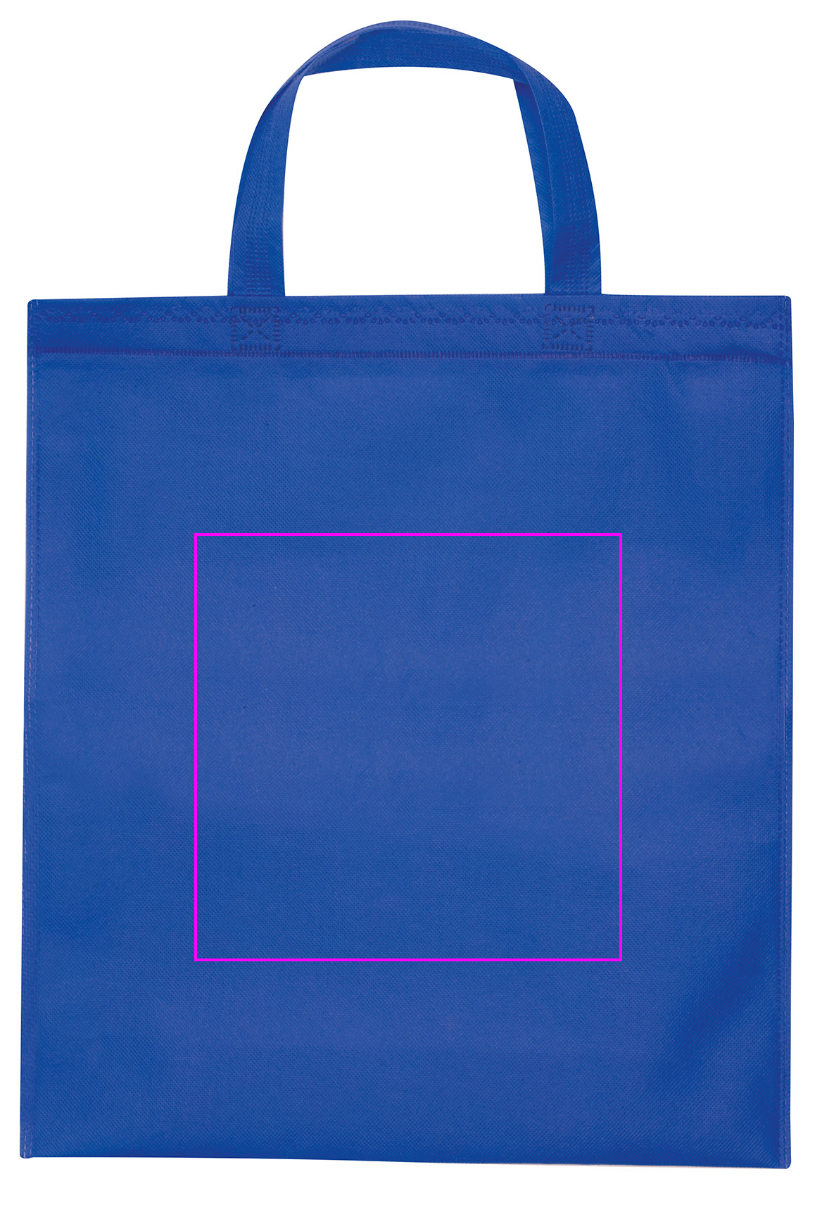 Non woven bag with short handles 80 g/m2 PELAGIA
