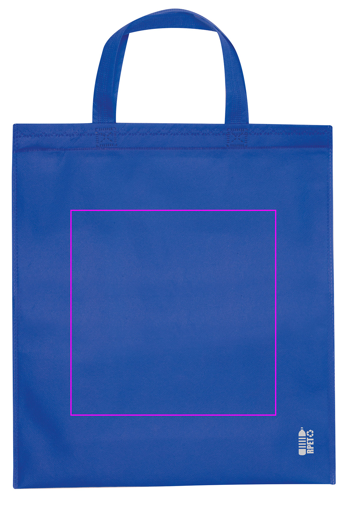 Non woven bag with short handles 80 g/m2 PELAGIA