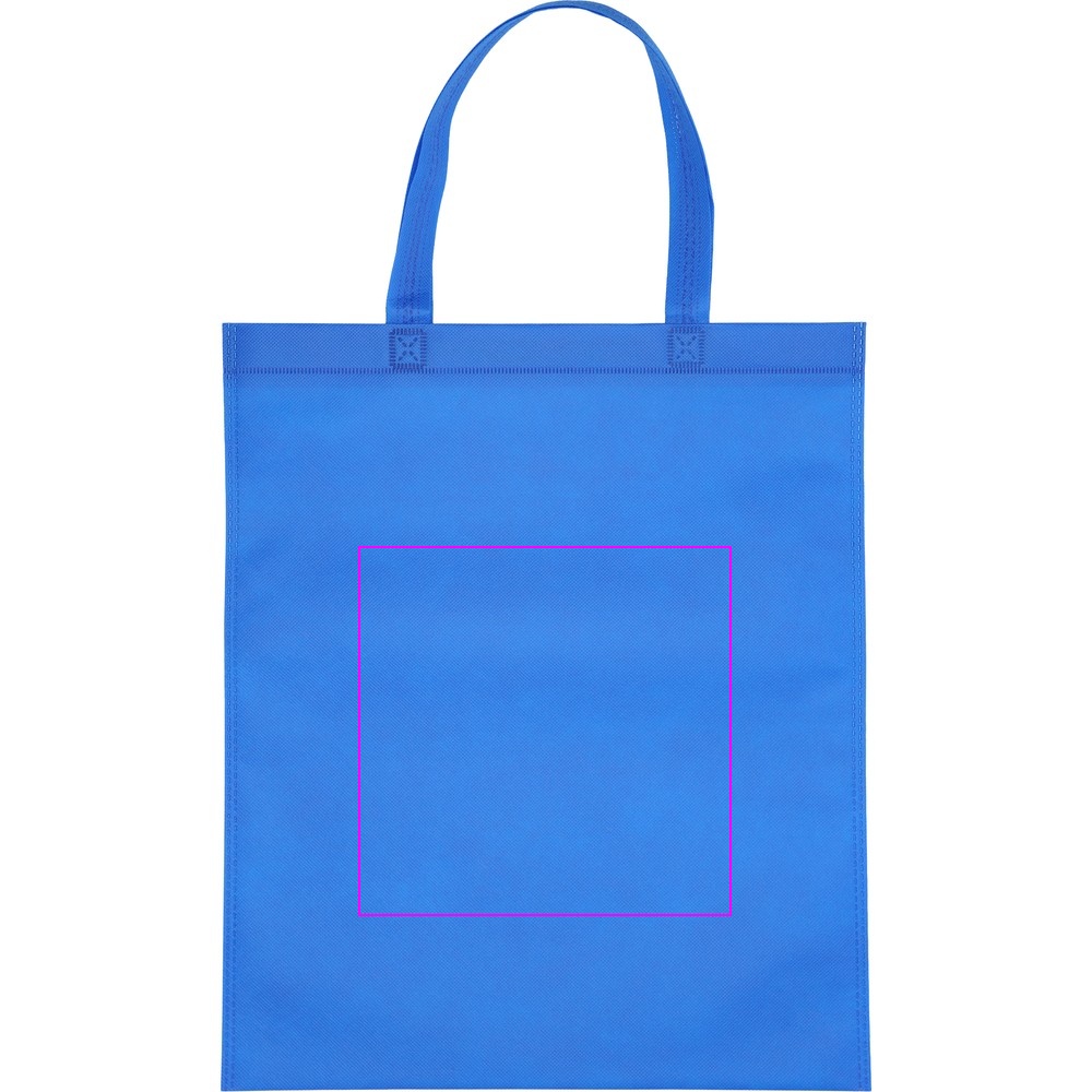 Non woven bag with short handles 80 g/m2 PELAGIA