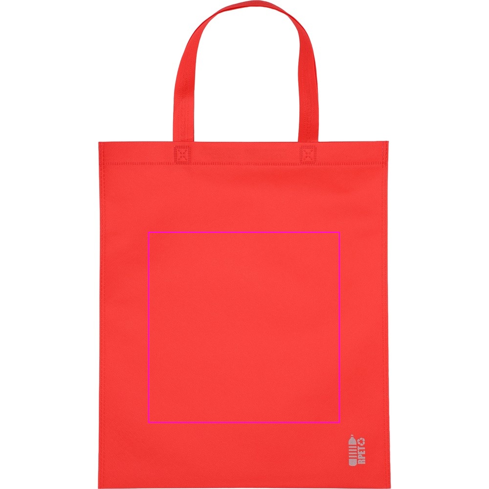 Non woven bag with short handles 80 g/m2 PELAGIA