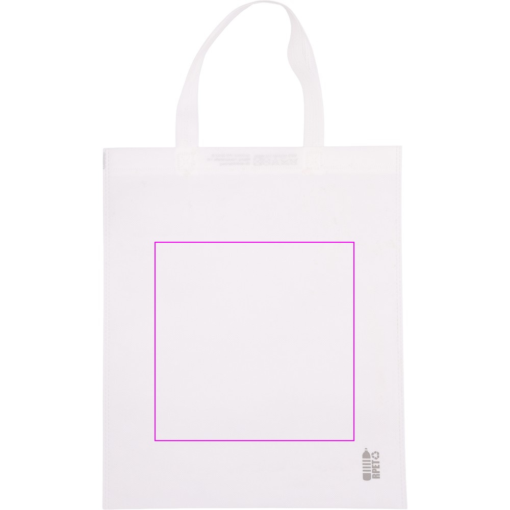 Non woven bag with short handles 80 g/m2 PELAGIA