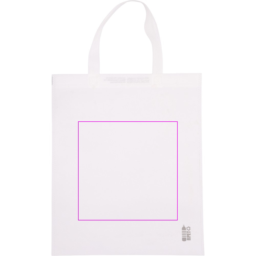Non woven bag with short handles 80 g/m2 PELAGIA