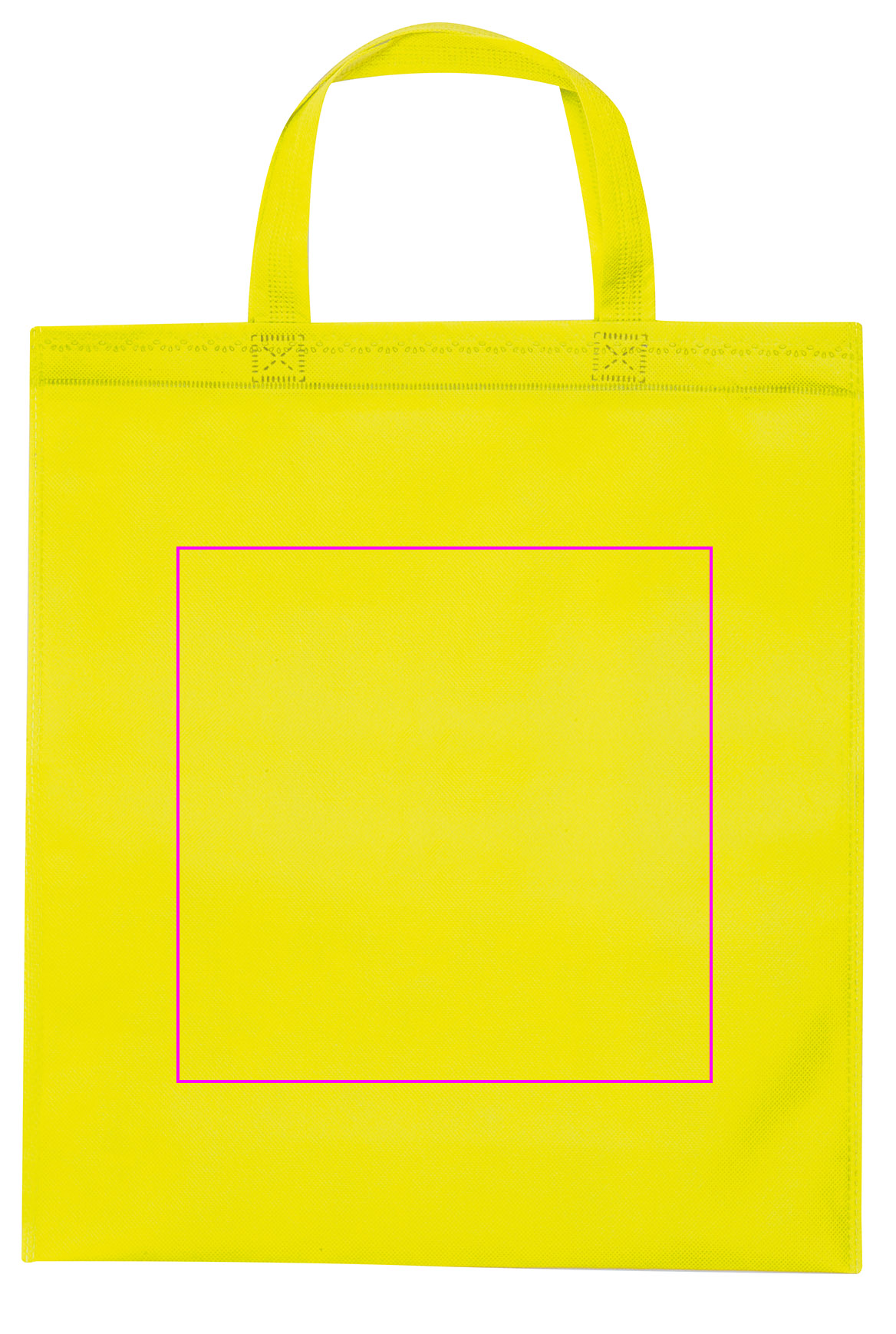 Non woven bag with short handles 80 g/m2 PELAGIA