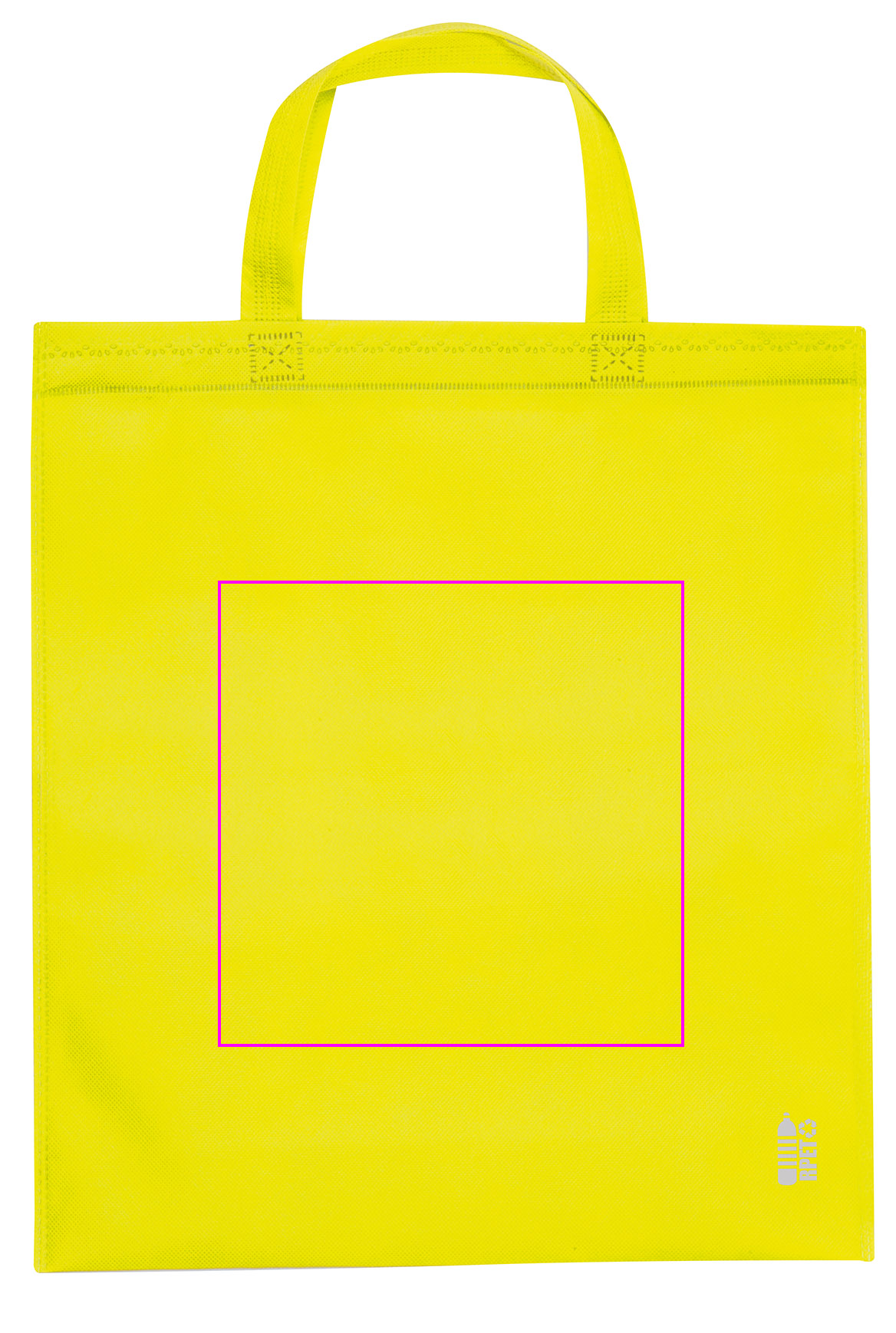 Non woven bag with short handles 80 g/m2 PELAGIA