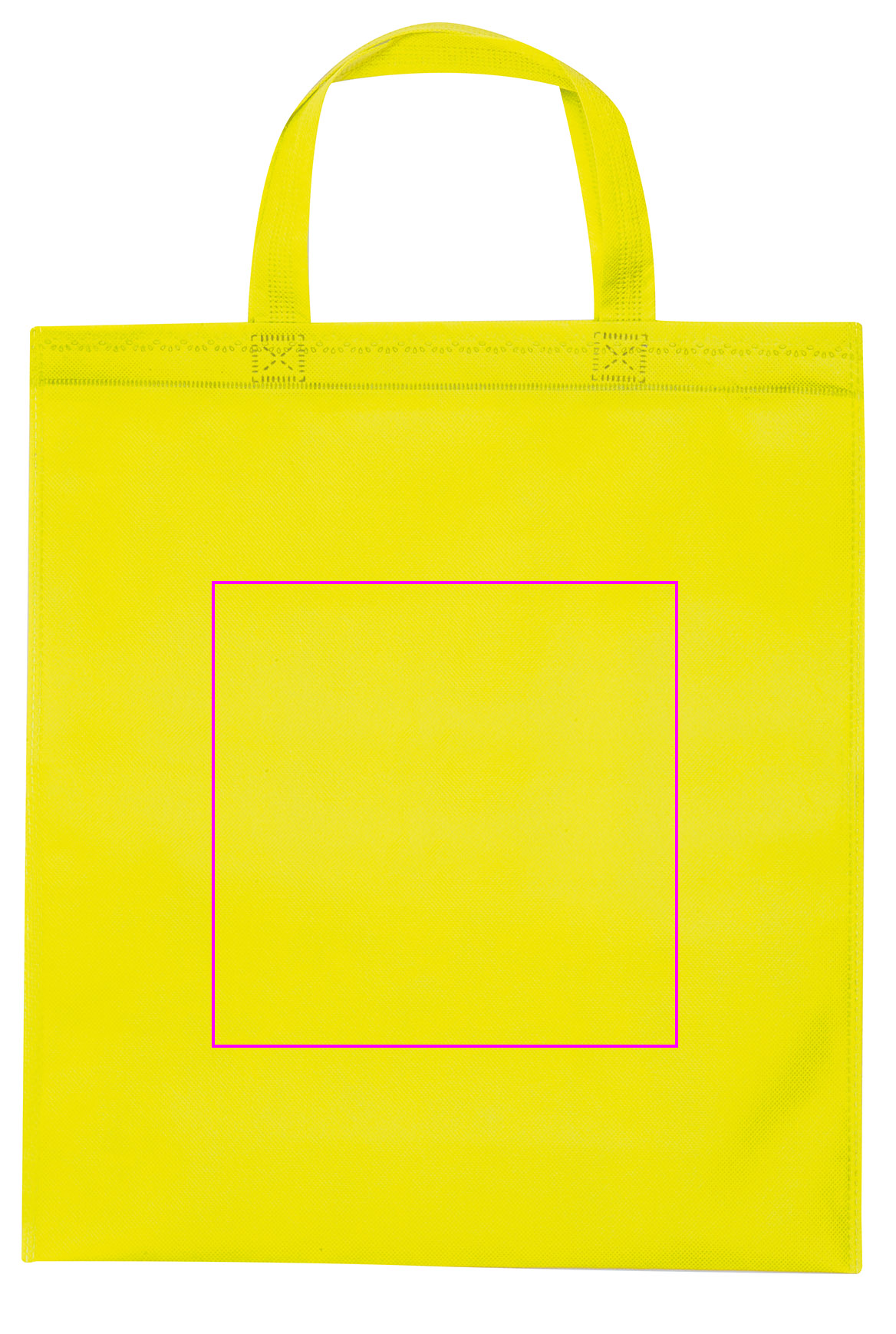 Non woven bag with short handles 80 g/m2 PELAGIA