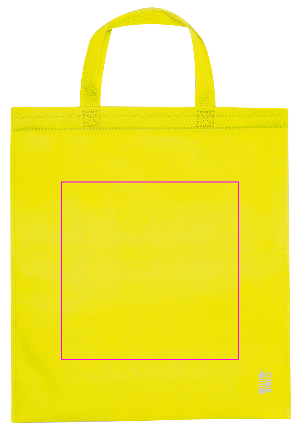 Non woven bag with short handles 80 g/m2 PELAGIA