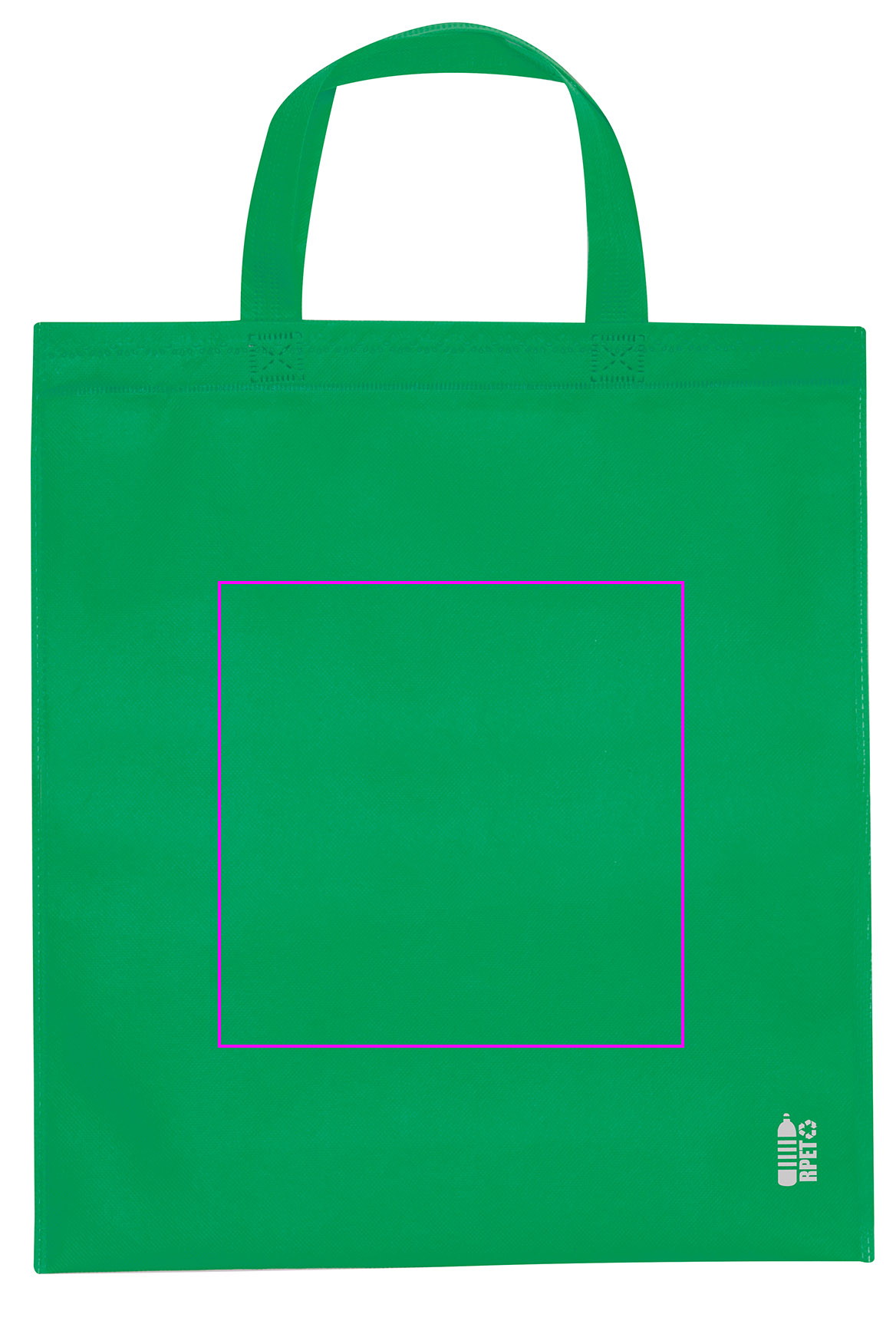 Non woven bag with short handles 80 g/m2 PELAGIA