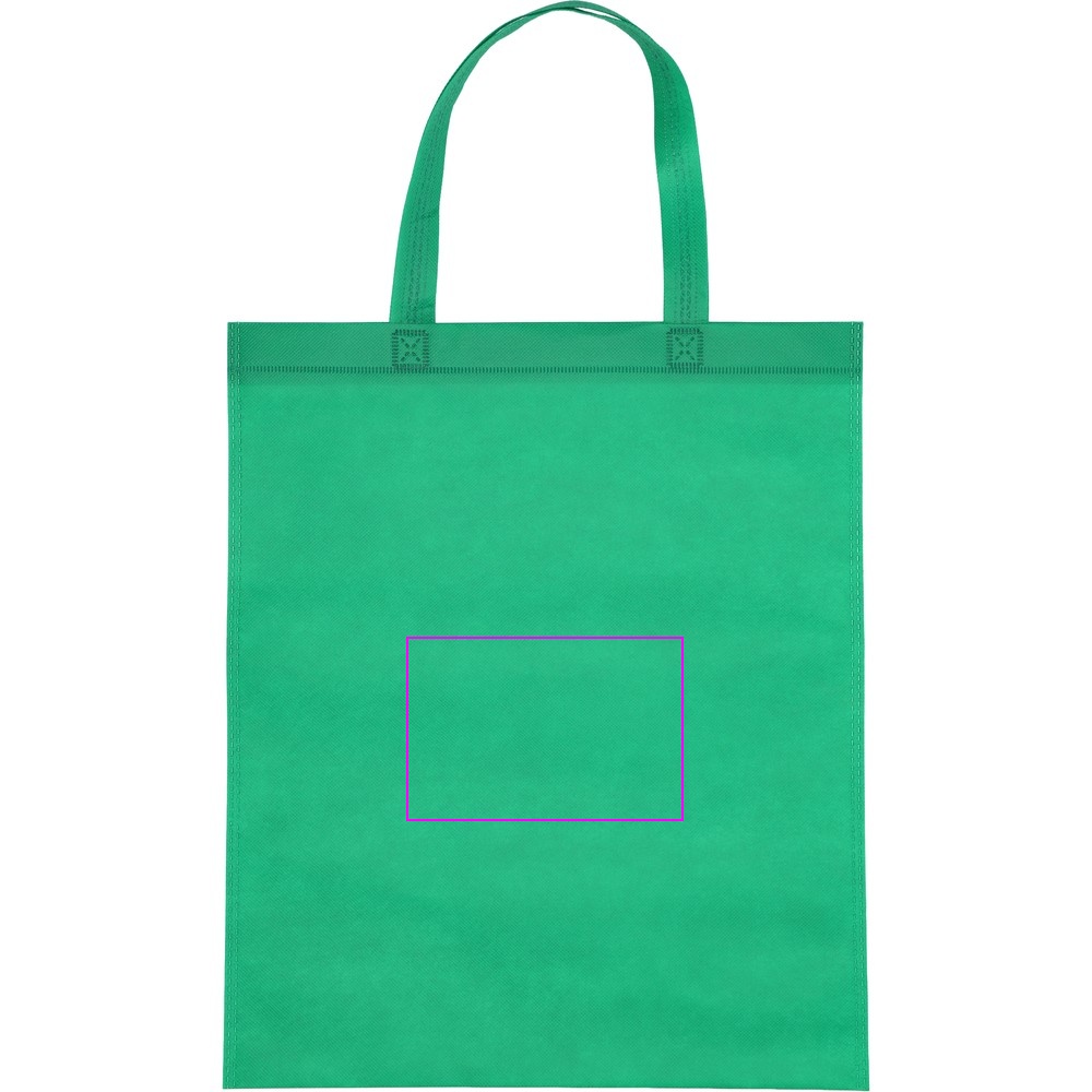 Non woven bag with short handles 80 g/m2 PELAGIA